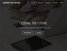 Tablet Screenshot of codingthefuture.org